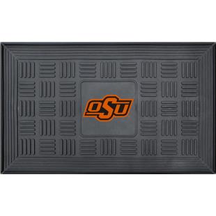 Fan Mats NCAA Oklahoma State Medallion Door Mat