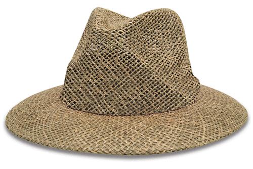 The Game Headwear GB5005BLANK Straw Safari Hat