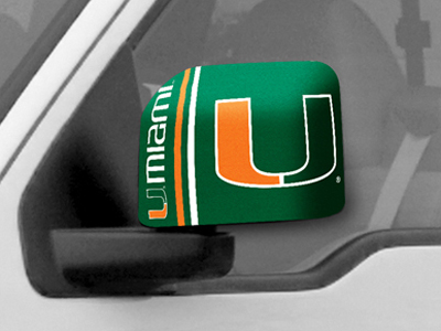 Fan Mats University of Miami Large Mirror Covers