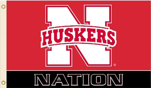 COLLEGIATE Nebraska Huskers Nation 3' x 5' Flag