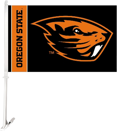 COLLEGIATE Oregon State 2-Sided 11" x 18" Car Flag