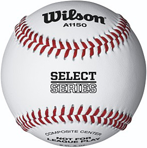 Wilson A1150 Select Series Rec Flat Seam Baseballs