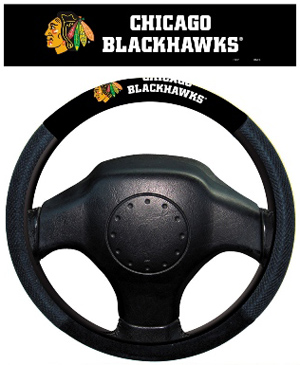 BSI NHL Chicago Blackhawks Steering Wheel Cover