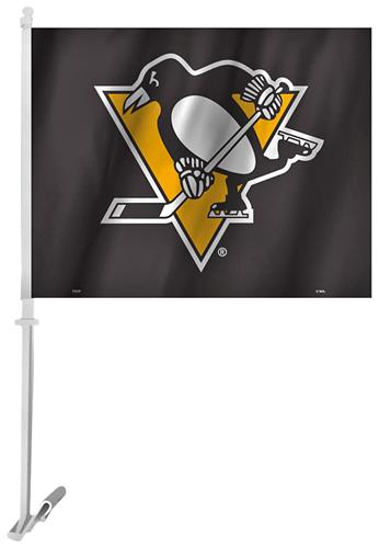 BSI NHL Pittsburgh 2-Sided 11"x14" Car Flag