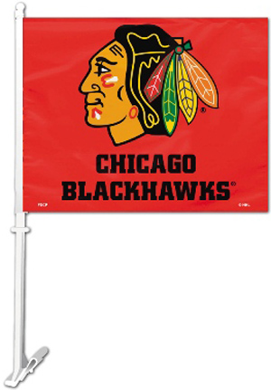 BSI NHL Chicago 2-Sided 11"x14" Car Flag