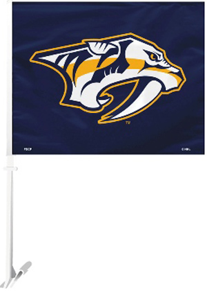 BSI NHL Nashville 2-Sided 11" x 14" Car Flag