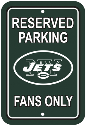 BSI NFL New York Jets Reserved Parking Sign