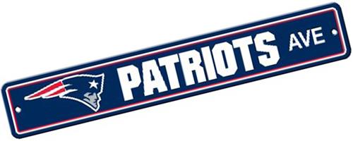 BSI NFL New England Patriots Plastic Street Sign