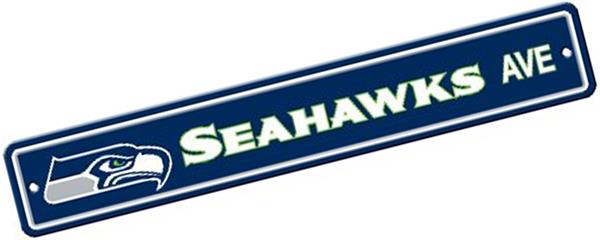 BSI NFL Seattle Seahawks Plastic Street Sign