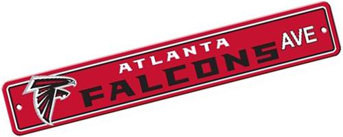 BSI NFL Atlanta Falcons Plastic Street Sign