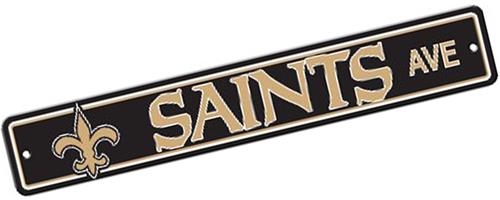 BSI NFL New Orleans Saints Plastic Street Sign