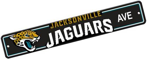 BSI NFL Jacksonville Jaguars Plastic Street Sign