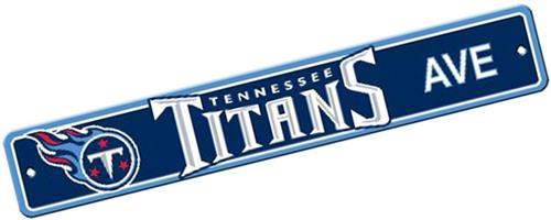 BSI NFL Tennessee Titans Plastic Street Sign