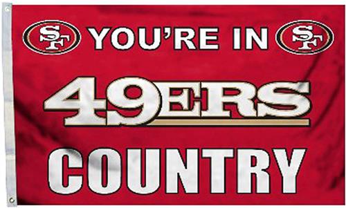 BSI NFL San Francisco 49ers 3'x5' Flag w/Grommets