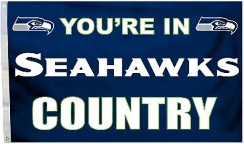 BSI NFL Seattle Seahawks 3' x 5' Flag w/Grommets