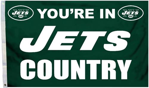 BSI NFL New York Jets 3' x 5' Flag w/Grommets