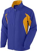 Augusta Sportswear Ladies Purple/Gold Fury Lined Zip Jacket