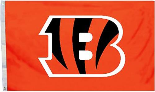 BSI NFL Cincinnati Bengals 3' x 5' Flag w/Grommets