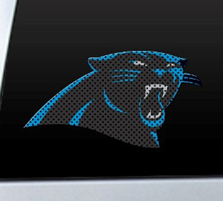 BSI NFL Carolina Panthers Auto Diecut Window Film