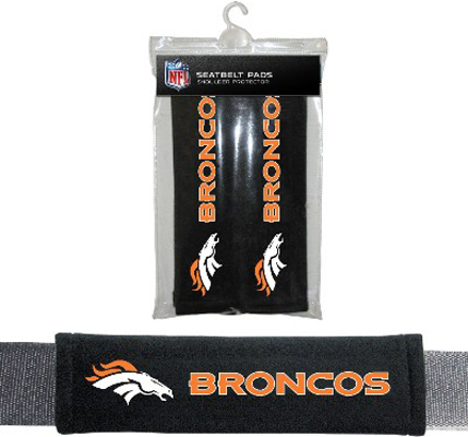 BSI NFL Denver Broncos Seat Belt Pads (2Pk)
