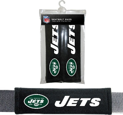 BSI NFL New York Jets Seat Belt Pads (2Pk)