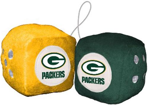 BSI NFL Green Bay Packers Fuzzy Dice