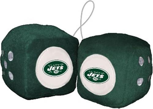 BSI NFL New York Jets Fuzzy Dice