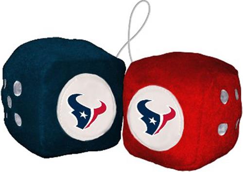 BSI NFL Houston Texans Fuzzy Dice