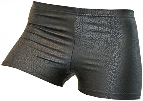 Gem Gear Compression Black Snakeskin Shorts