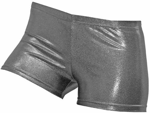Gem Gear Compression Gunmetal Grey Metallic Shorts