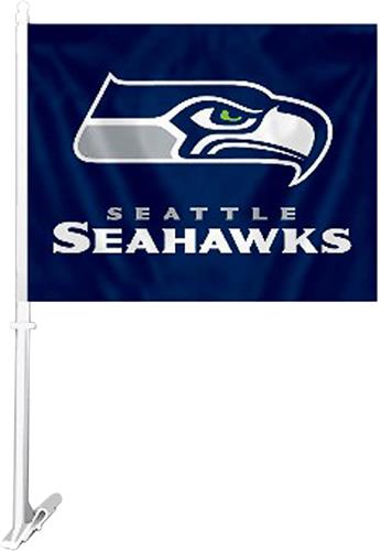 BSI NFL Seattle Seahawks 2-Sided 11"x14" Car Flag