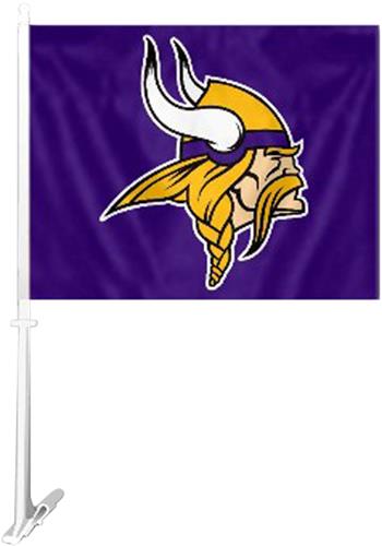 BSI NFL Minnesota Vikings 2-Sided 11"x14" Car Flag
