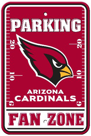 BSI NFL Arizona Cardinals Fan Zone Parking Sign