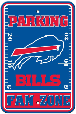 BSI NFL Buffalo Bills Fan Zone Parking Sign