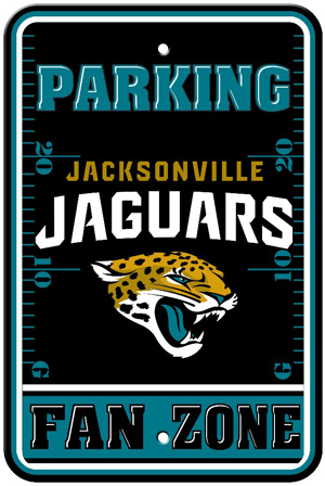 BSI NFL Jacksonville Jaguars Fan Zone Parking Sign