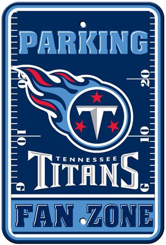 BSI NFL Tennessee Titans Fan Zone Parking Sign