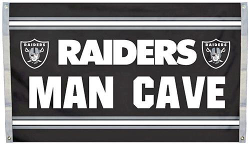 BSI NFL Oakland Raiders Man Cave 3' x 5' Flag