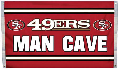 BSI NFL San Francisco 49ers Man Cave 3' x 5' Flag
