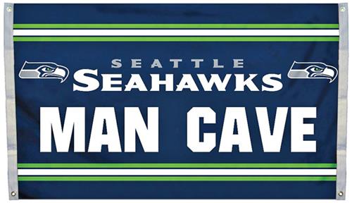 BSI NFL Seattle Seahawks Man Cave 3' x 5' Flag