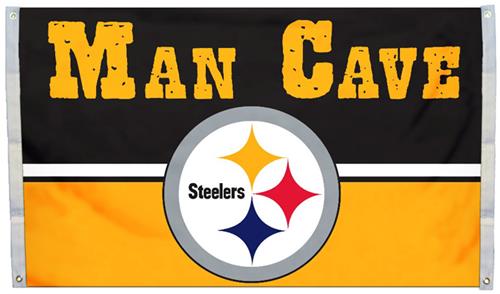 BSI NFL Pittsburgh Steelers Man Cave 3' x 5' Flag