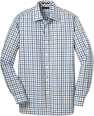 Red House Mens Tricolor Check Non-Iron Shirt