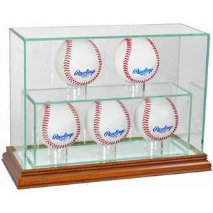 Perfect Cases 5 Upright Baseball Display Case