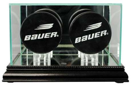 Perfect Cases Double Hockey Puck Display Case