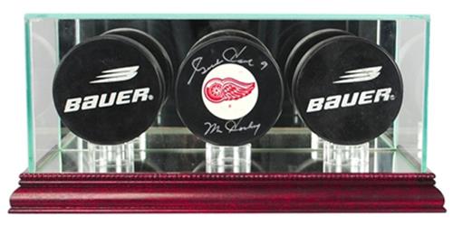 Perfect Cases Triple Hockey Puck Display Case