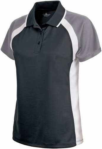 Charles River Women's Ares Button Polo Shirt. Printing is available for this item.