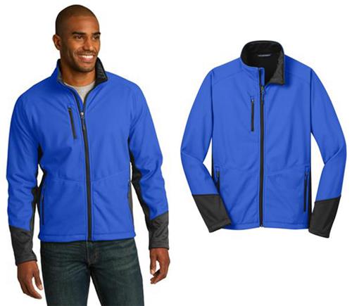 Port Authority Mens Vertical Soft Shell Jacket