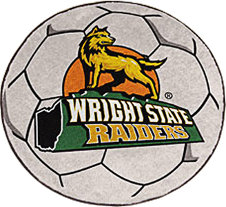 Fan Mats Wright State University Soccer Ball Mat