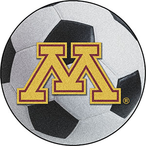 Fan Mats NCAA Minnesota Soccer Ball Mat