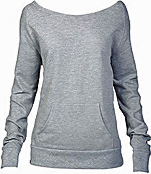 Boxercraft Womens/Girls Flashback Crew Sweatshirts. Printing is available for this item.