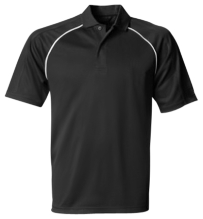A4 Piped Moisture Management Polo Shirts. Printing is available for this item.